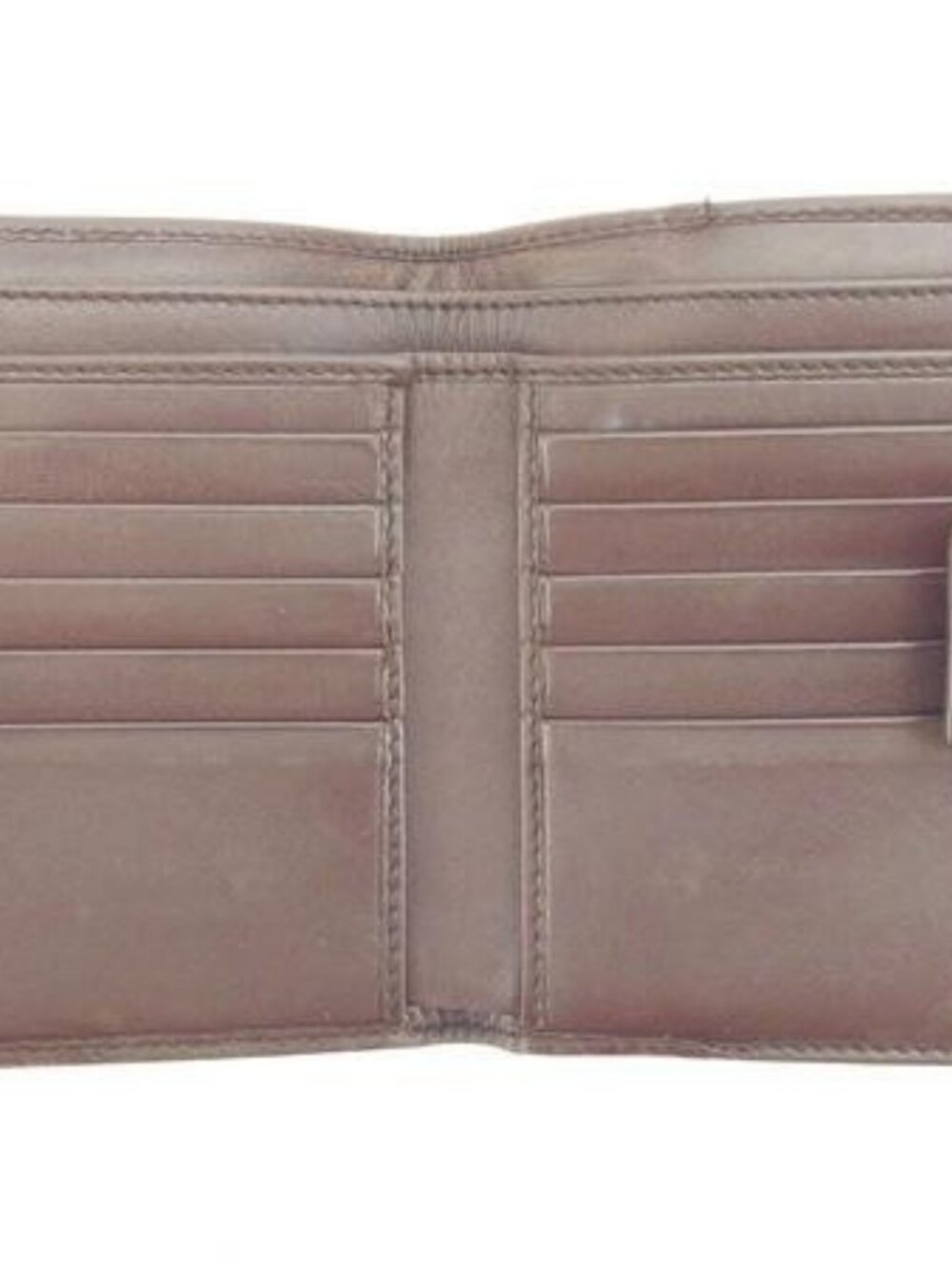 GUCCI Bifold Wallet Brown x Gold Women 145747 Authentic secondhand - Picture 5 of 6